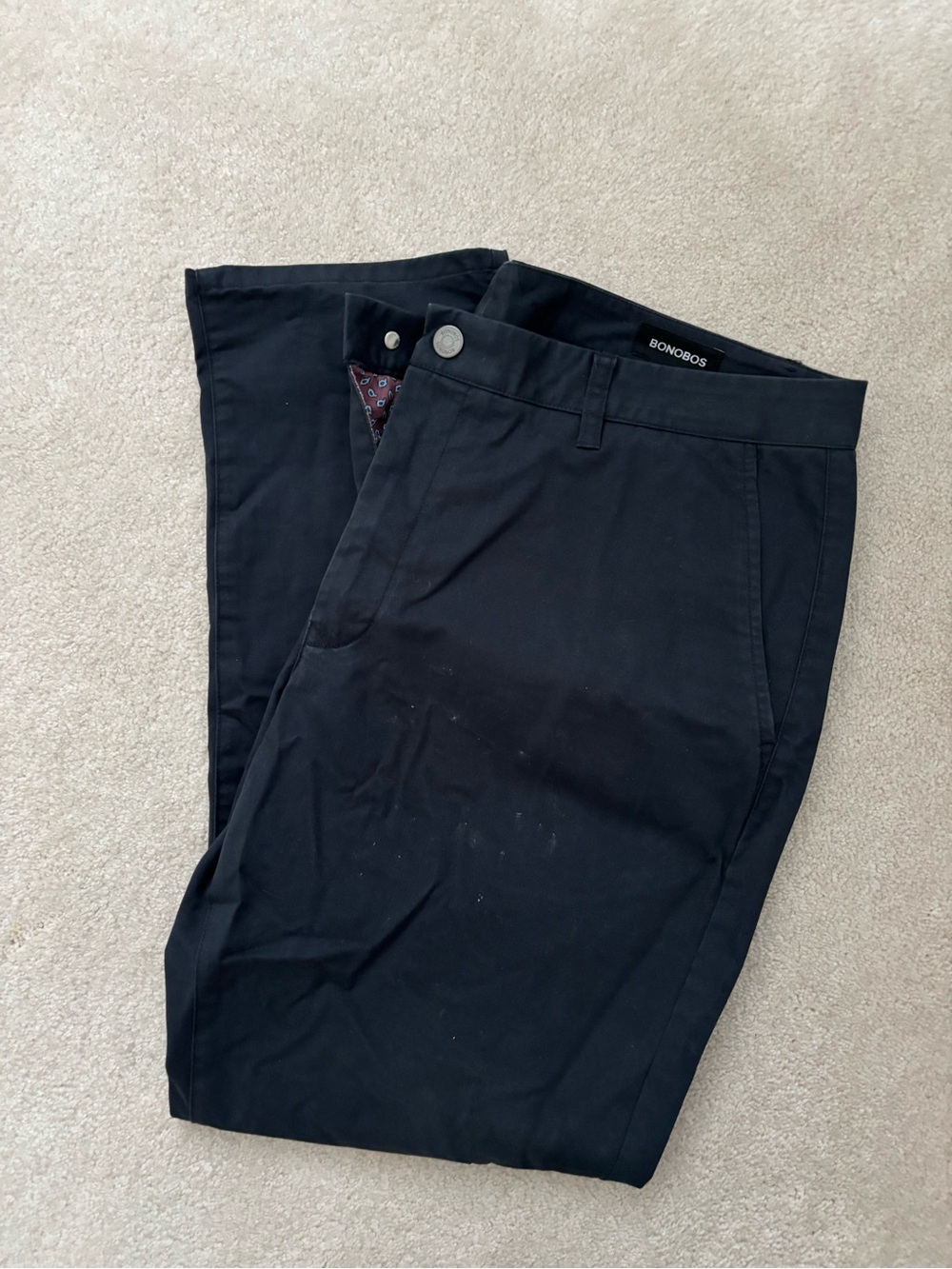 Bonobos Navy Chino Pants